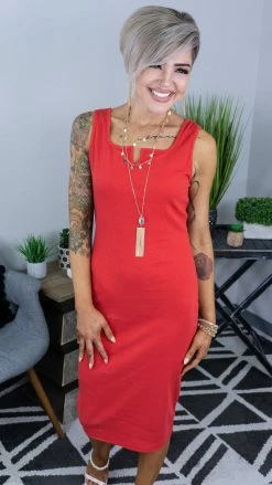 The ZigZag Stripe Red Consider It Style Dress