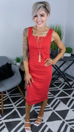 The ZigZag Stripe Red Consider It Style Dress