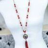 Southern Grace ACCESSORIES Red Crash My Party Necklace