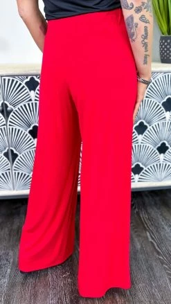 The ZigZag Stripe Red Gorgeous Day Pants