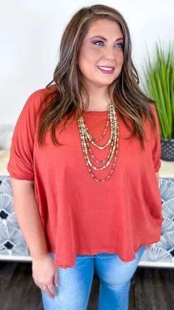 The ZigZag Stripe TOPS & TUNICS Red Home For Now Top