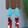 Your Fashion Wholesale Red Lianna Earrings ACCESSORIES
