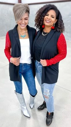 The ZigZag Stripe Red Made For The Stage Blazer