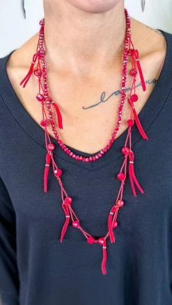 Lost & Found Red Nicki Necklace