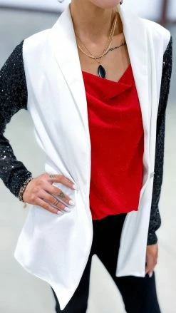 The ZigZag Stripe Red Night Train Tank