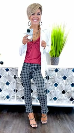 The ZigZag Stripe Red Play Along Tank [NO RETURNS] TOPS & TUNICS