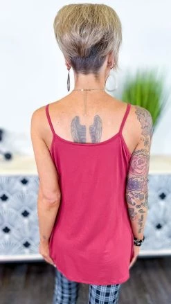 The ZigZag Stripe Red Play Along Tank [NO RETURNS] TOPS & TUNICS