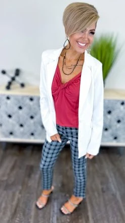 The ZigZag Stripe Red Play Along Tank [NO RETURNS] TOPS & TUNICS