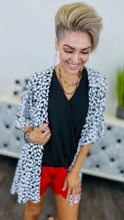 The ZigZag Stripe Red Pretty City Shorts [NO RETURNS] BOTTOMS