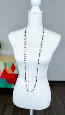 Lost & Found ACCESSORIES Red Raelyn Necklace