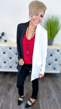 The ZigZag Stripe Red Stellar Time Tank TOPS & TUNICS