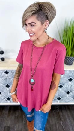 The ZigZag Stripe Red Time Change Top