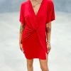 The ZigZag Stripe DRESSES Red Total Catch Dress