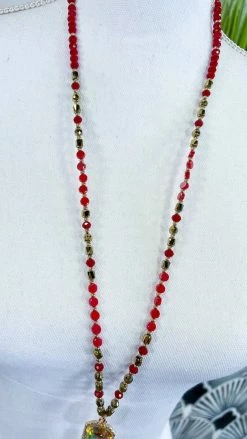 Southern Grace ACCESSORIES Red Watch The Sunset Necklace