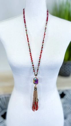 Southern Grace ACCESSORIES Red Watch The Sunset Necklace