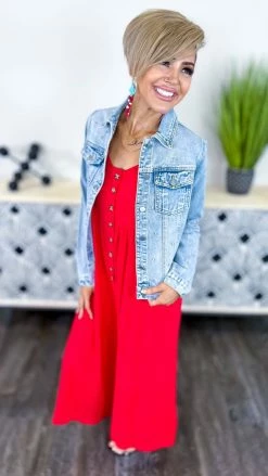 The ZigZag Stripe JUMPSUITS & ROMPERS Red You Shine Jumpsuit