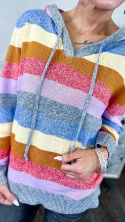 Andree Reveled In Color Hoodie TOPS & TUNICS