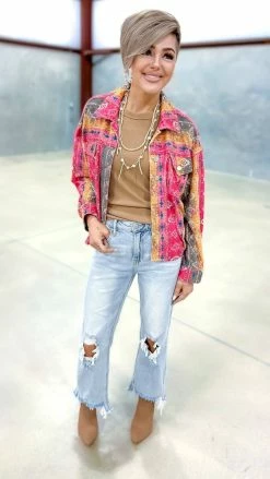 Risen RDP502L Jeans Crop Tops