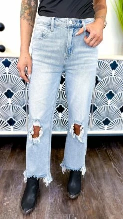 Risen RDP502L Jeans Crop Tops