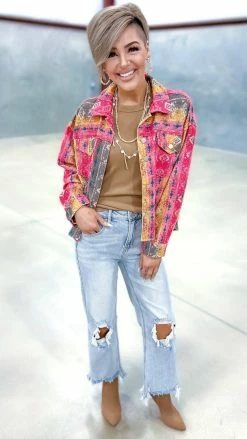 Risen RDP502L Jeans Crop Tops