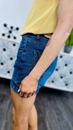 Crazy Train Rock N Roll Denim Shorts BOTTOMS