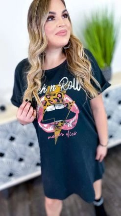 Light So Shine Rock N Roll Never Dies Tee