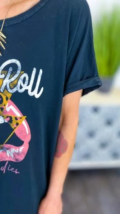 Light So Shine Rock N Roll Never Dies Tee