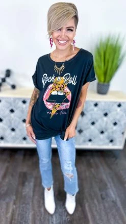 Light So Shine Rock N Roll Never Dies Tee