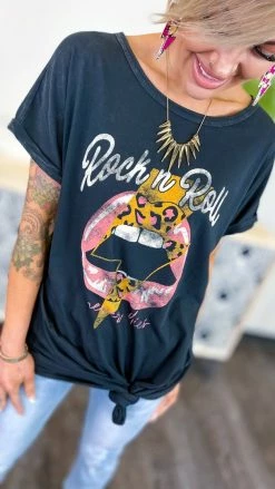 Light So Shine Rock N Roll Never Dies Tee