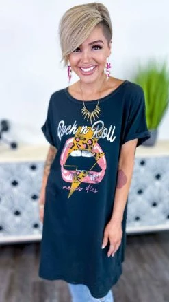 Light So Shine Rock N Roll Never Dies Tee