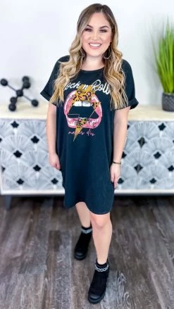 Light So Shine Rock N Roll Never Dies Tee