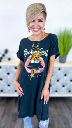 Light So Shine Rock N Roll Never Dies Tee