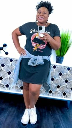 Light So Shine Rock N Roll Never Dies Tee