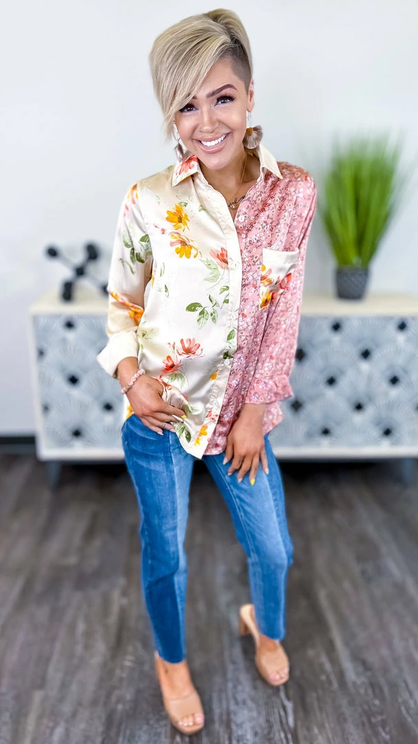 The ZigZag Stripe TOPS & TUNICS Rose Diva Days Top