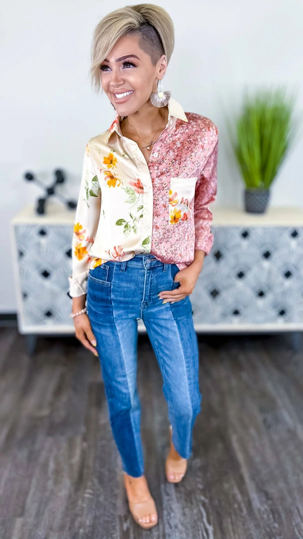 The ZigZag Stripe TOPS & TUNICS Rose Diva Days Top