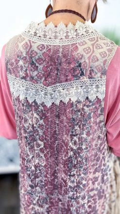 Origami OUTERWEAR Rose Leopard Sway With You Vest