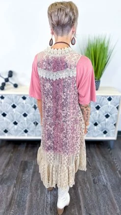 Origami OUTERWEAR Rose Leopard Sway With You Vest