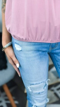 The ZigZag Stripe TOPS & TUNICS FINAL SALE // Rose Outstanding Reasons Top