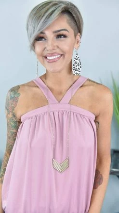 The ZigZag Stripe TOPS & TUNICS FINAL SALE // Rose Outstanding Reasons Top