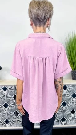 The ZigZag Stripe TOPS & TUNICS Rose Posh Promise Top