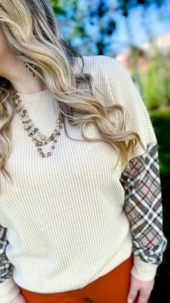 The ZigZag Stripe Searching For Me Sweater TOPS & TUNICS