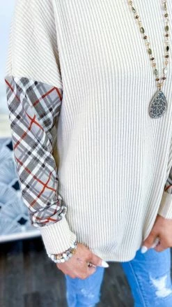 The ZigZag Stripe Searching For Me Sweater TOPS & TUNICS