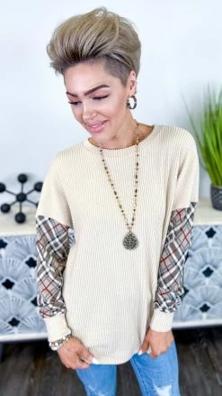 The ZigZag Stripe Searching For Me Sweater TOPS & TUNICS