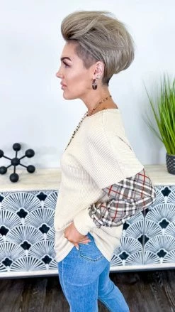 The ZigZag Stripe Searching For Me Sweater TOPS & TUNICS