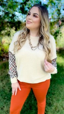 The ZigZag Stripe Searching For Me Sweater TOPS & TUNICS