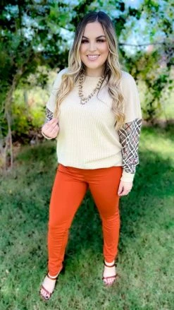 The ZigZag Stripe Searching For Me Sweater TOPS & TUNICS