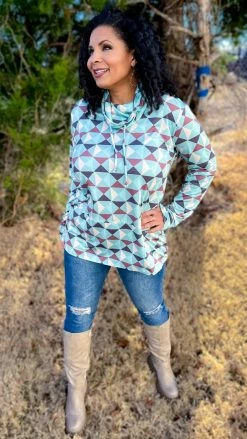 The ZigZag Stripe Seasonal Sweetness Top TOPS & TUNICS