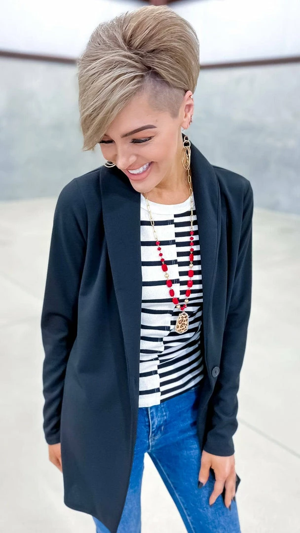 The ZigZag Stripe TOPS & TUNICS See For Yourself Tank