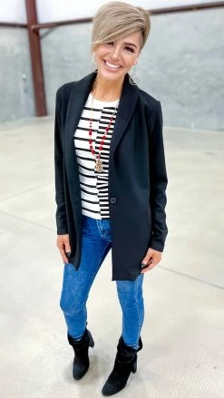 The ZigZag Stripe TOPS & TUNICS See For Yourself Tank