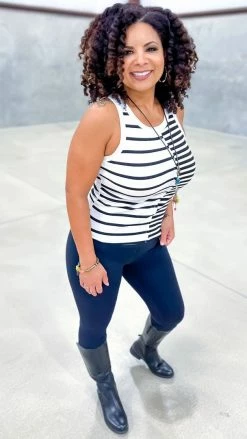 The ZigZag Stripe TOPS & TUNICS See For Yourself Tank